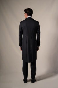 Classic Herringbone Grey Morning Suit - Chaqué BUND