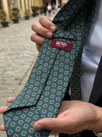 Corbata Cuadros Verde