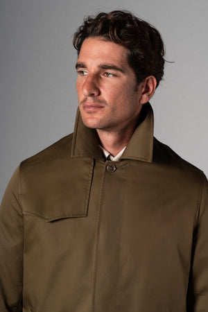 Brown Western Rain Coat - Abrigo a medida BUND