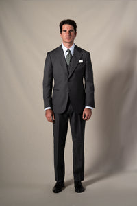 Middle Grey 3 Pieces Suit - Traje a medida BUND