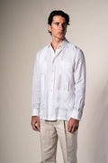 Image for White Ceremony Guayabera Shirt