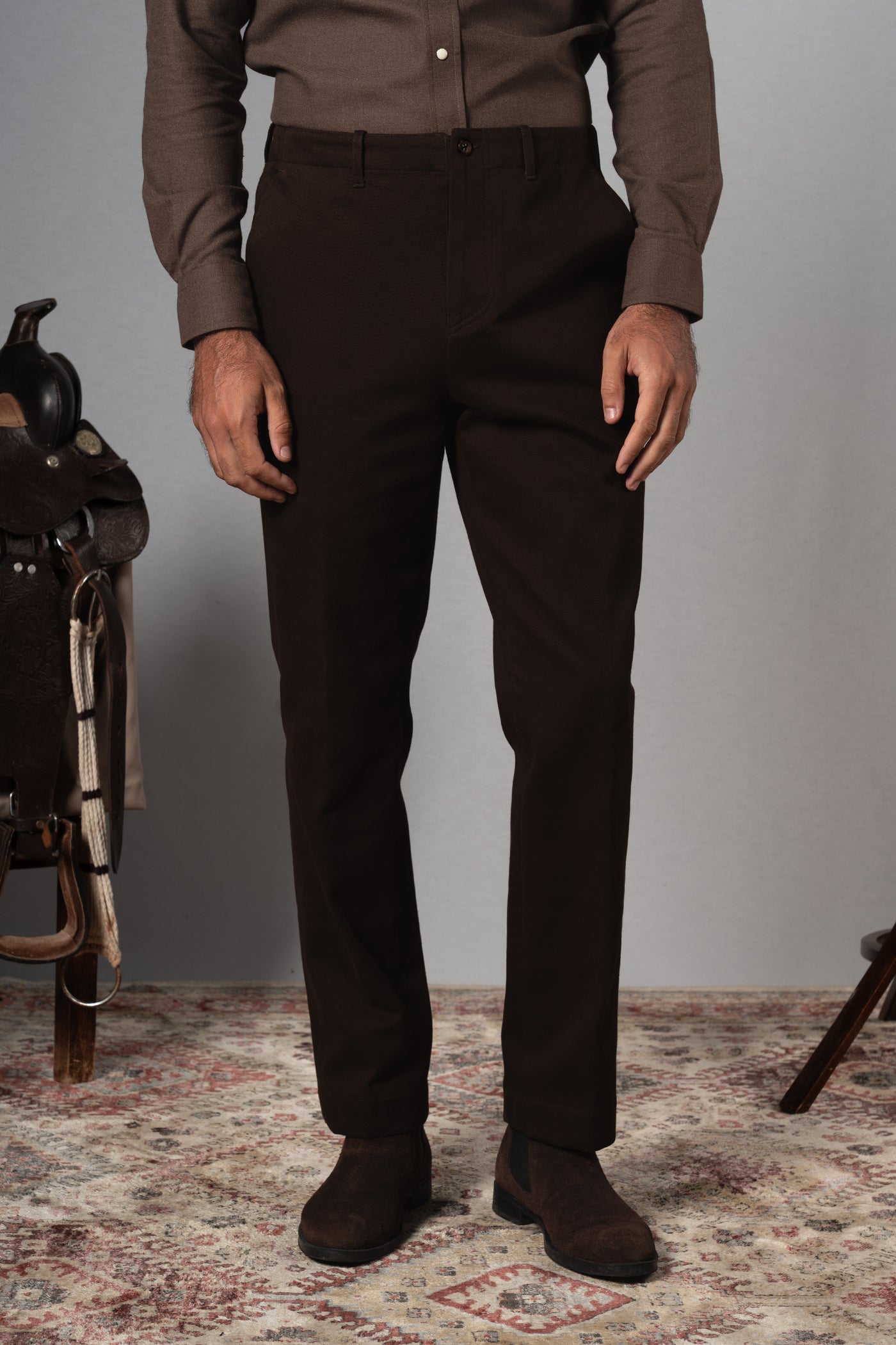 Chocolate Brown Chinos