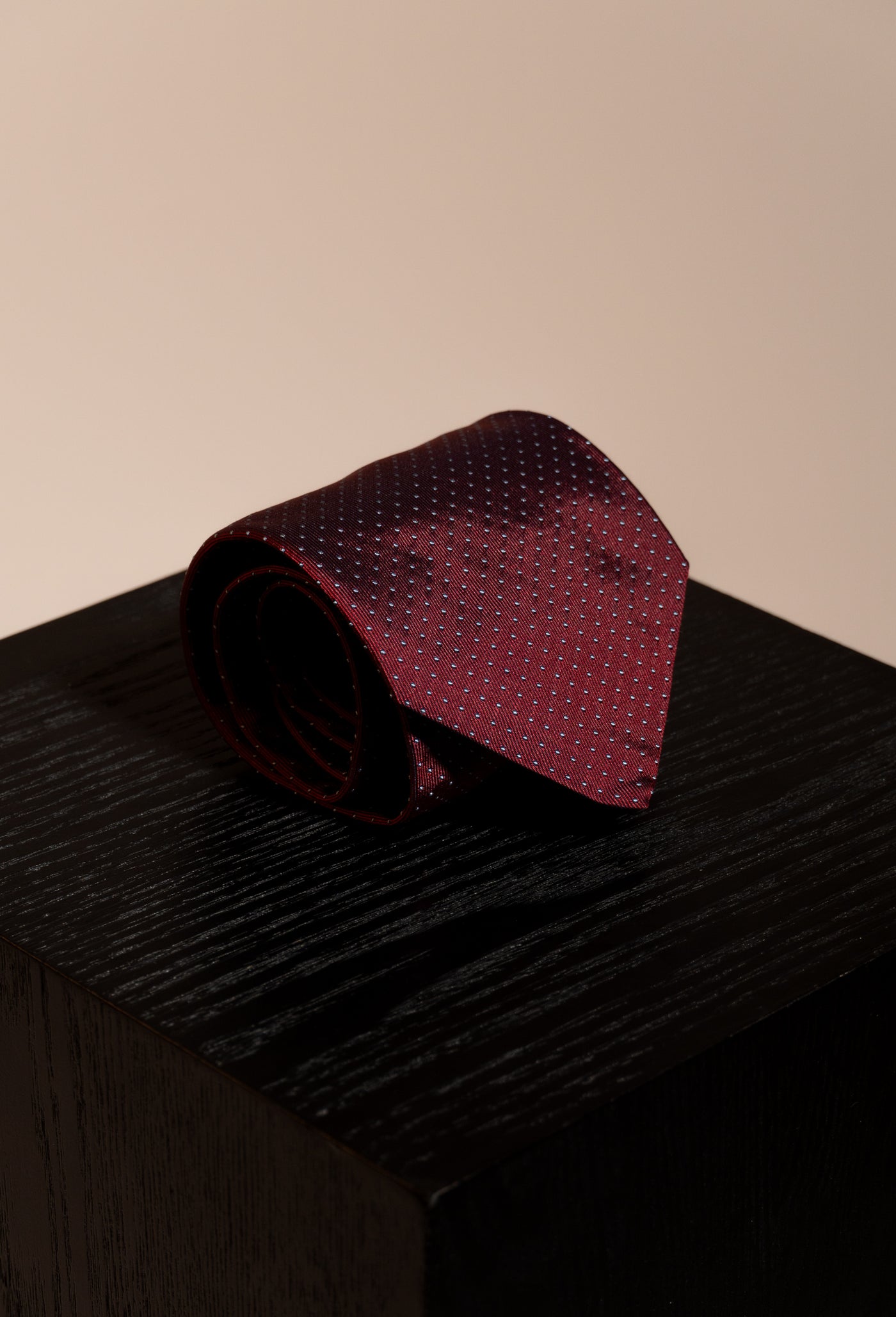 Corbata Topos Rojo de seda - BUND