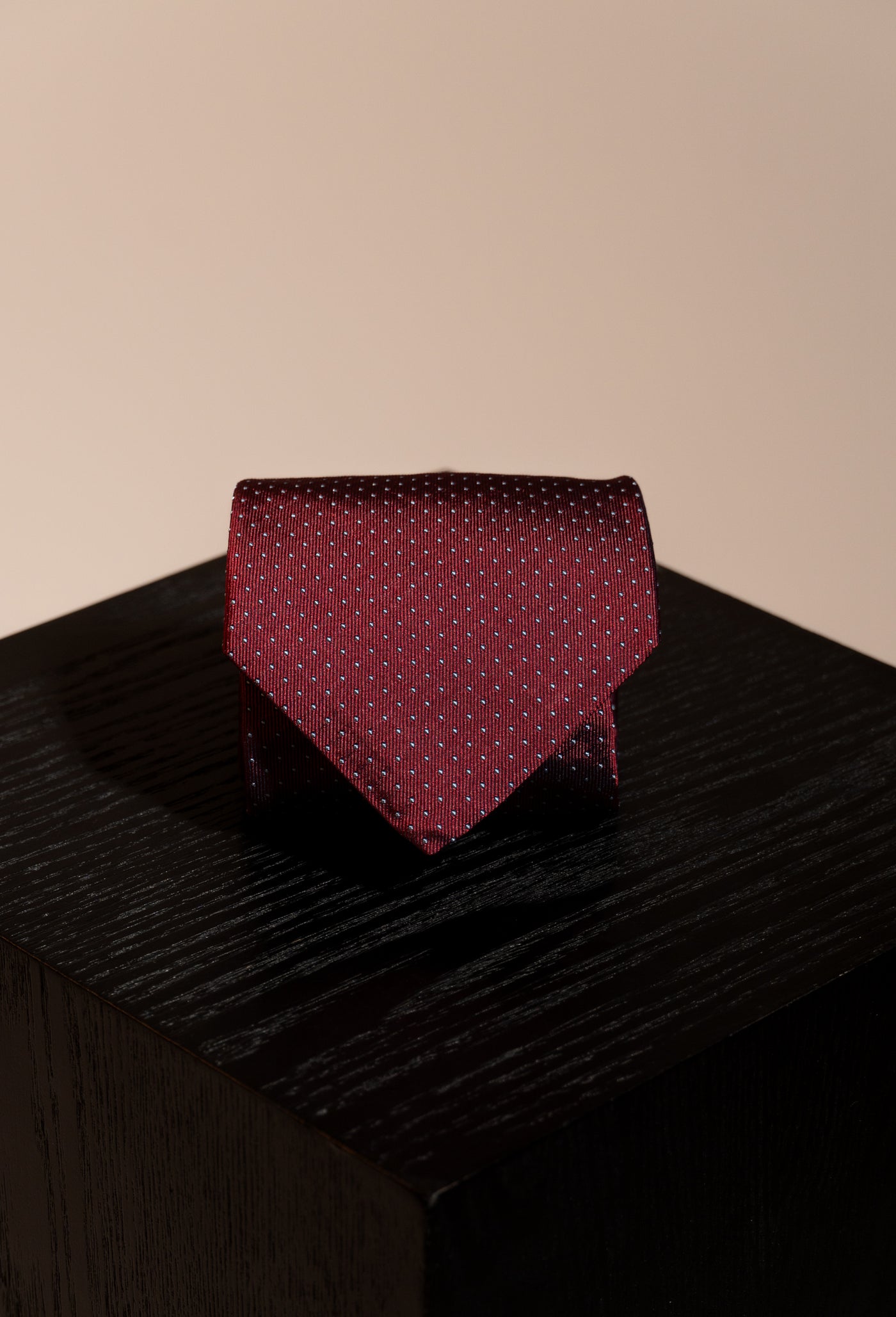 Corbata Topos Rojo de seda - BUND